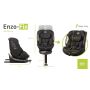 4Baby Enzo-Fix - fotelik samochodowy 40-150 cm | Black - 15